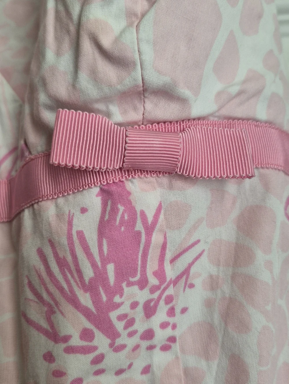 Lilly Pulitzer | size 10 | vintage halter sheath Mini Palm Pattern dress - Picture 3 of 8